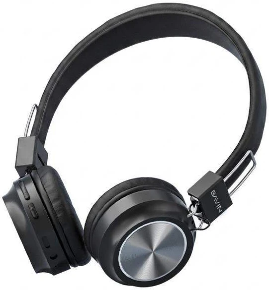 Навушники накладні бездротові Bavin BH-38 Comfortable Stereo Black (BH-BH-38-BK)