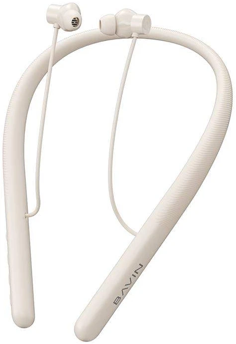 Наушники накладные беспроводные Bavin BH-72 Magnetic Sport HiFi Beige (BH-BH-72-BG)