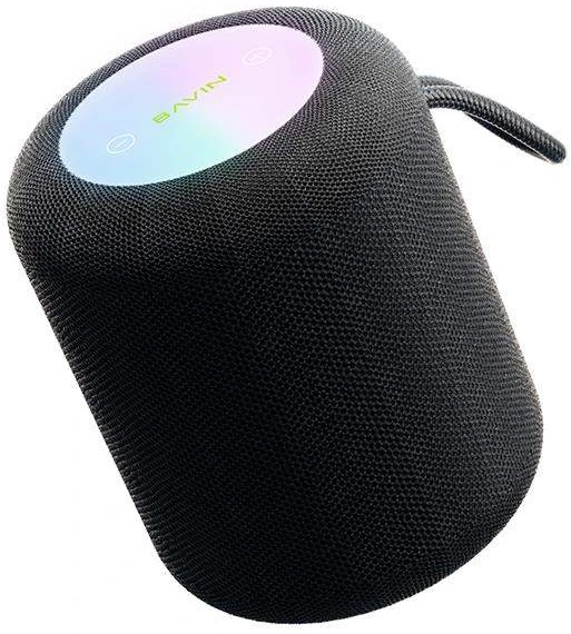 Портативная акустика Bavin BM-36 Hi-Res RGB-подсветка Повербанк BT/USB/TF/TWS Black (DV-BM36 BK)