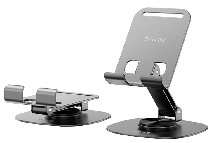 Подставка для мобильного устройства Bavin PS-70 OFF-ROAD STEEL STAND 360° Gray (D-PS70 DG)