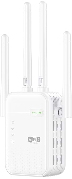 Усилитель беспроводного сигнала Bavin PC2053Y WiFi 2.4G 300Mbps White (C-PC2053Y WH)