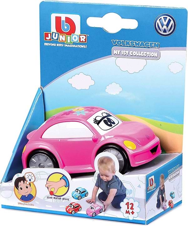 Фото - Базовый игровой транспорт для малыша Bb Junior VW New Beetle Розовая (16-85122_pink)