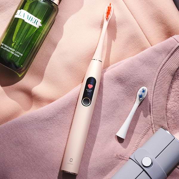 Фото - Зубна щітка електрична Oclean X Pro Digital Set Electric Toothbrush Champagne Gold (6970810552577)