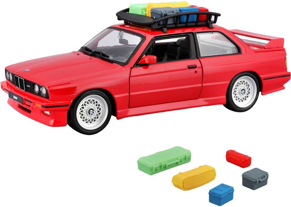 Коллекционная машинка 1:24 Bburago BMW M3 EUROTREK (1988) (1:24) (18-23014)