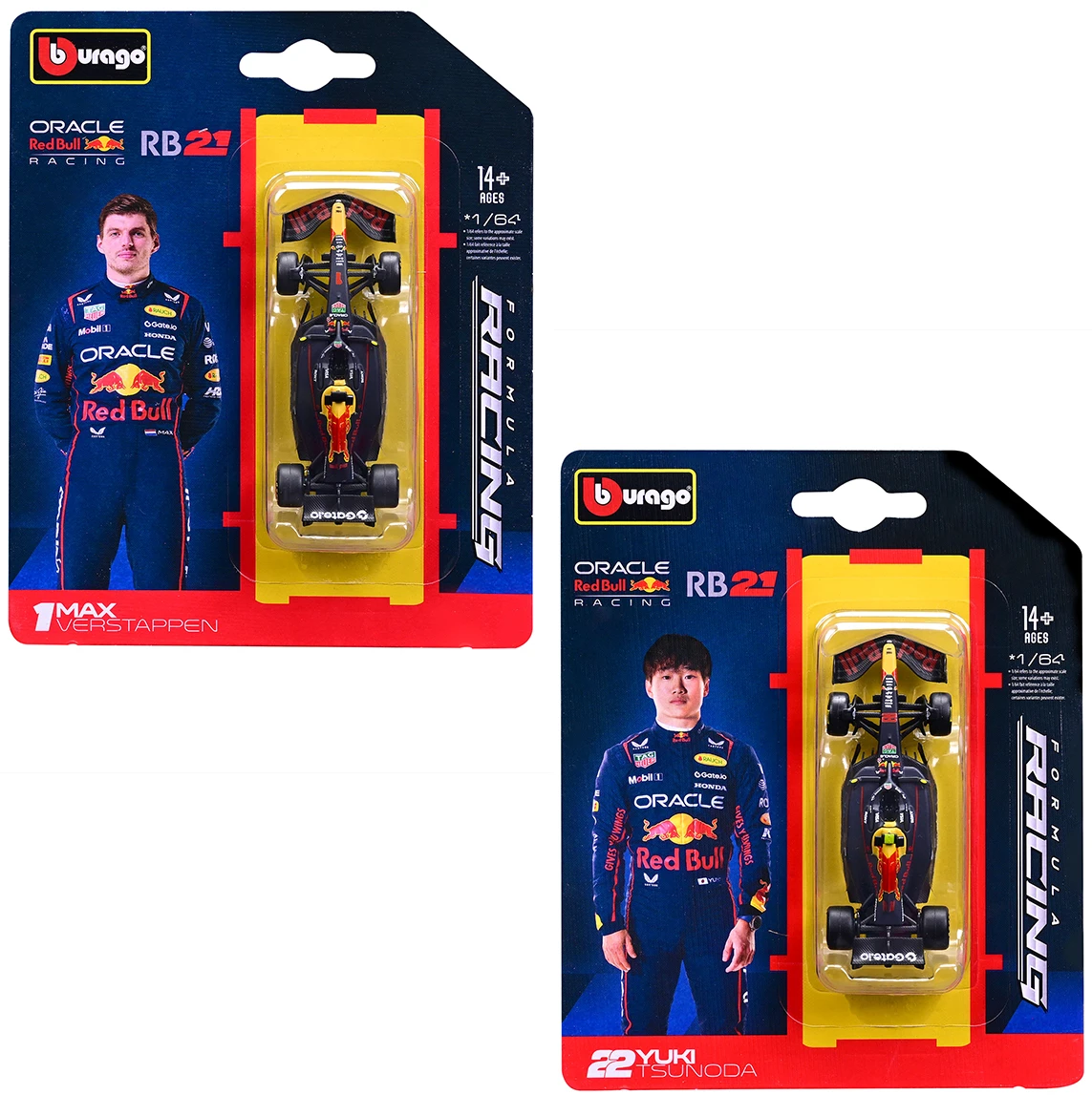 Коллекционная машинка 1:64 Bburago RED BULL RACING RB21 (2025) (1:64) (18-58003)