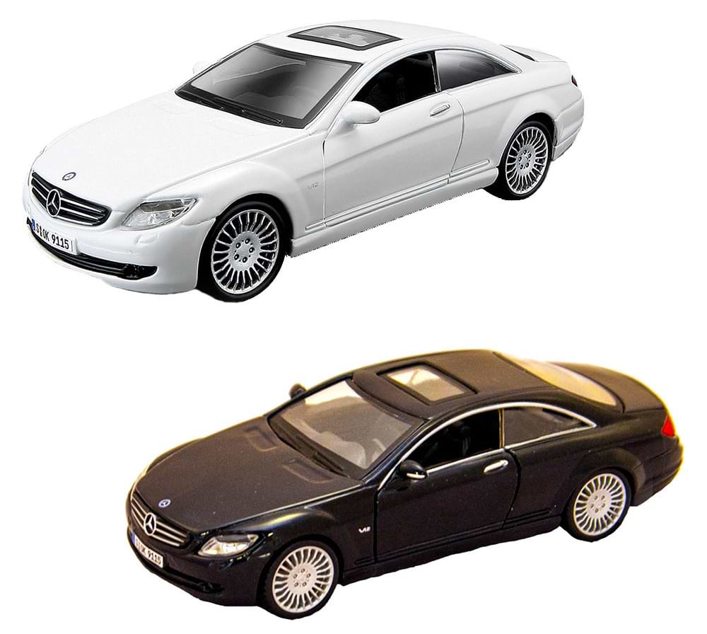 Колекційна машинка 1:32 Bburago Mercedes-Benz CL-550 (білий, чорний, 1:32) (18-43032)