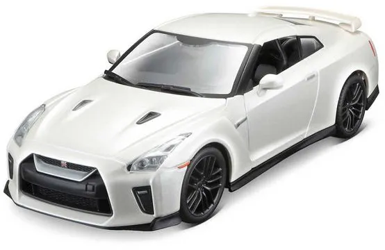 Фото - Коллекционная машинка 1:24 Bburago Nissan GT-R (ассорти красный, белый металлик, 1:24) (18-21082)