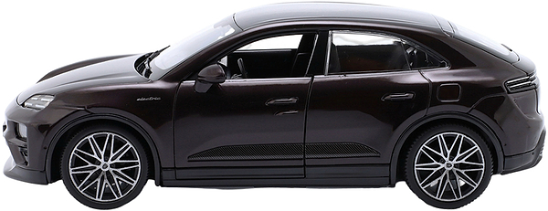 Фото - Коллекционная машинка 1:24 Bburago PORSCHE MACAN 4 ELECTRIC Black (18-21114)