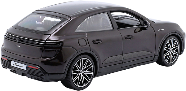 Фото - Коллекционная машинка 1:24 Bburago PORSCHE MACAN 4 ELECTRIC Black (18-21114)