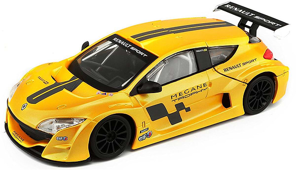 Фото - Коллекционная машинка 1:24 Bburago Renault Megane Trophy (желтый металлик, 1:24) (18-22115) Фото - Коллекционная машинка 1:24 Bburago Renault Megane Trophy (желтый металлик, 1:24) (18-22115)