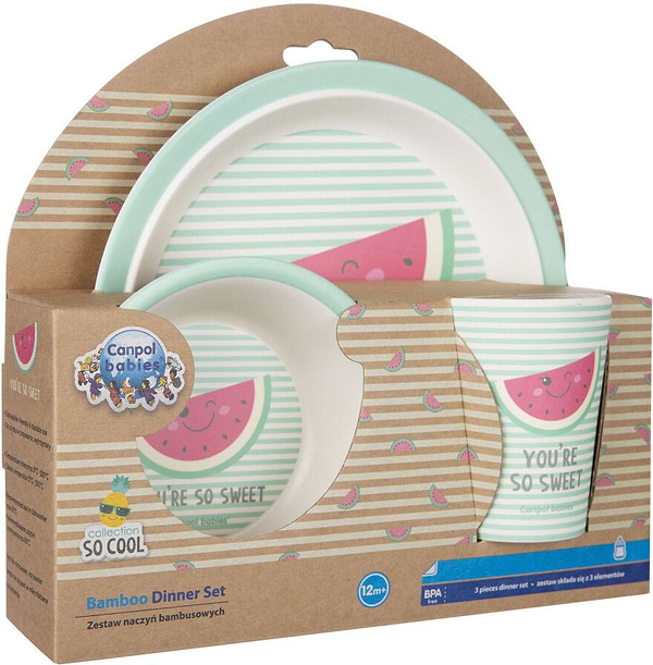 Фото - Набір дитячий 3 пр. Canpol babies So Cool - рожевий (9/226_pin)