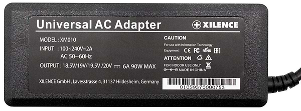 Фото - Зарядний пристрій для ноутбука Xilence 90W (SPS-XP-LP90.XM010) Black