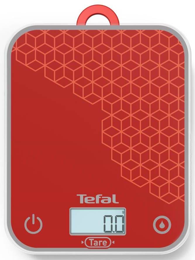 Весы кухонные Tefal BC50D7V0 OPTISS GRAPHIC RED - Фото 1
