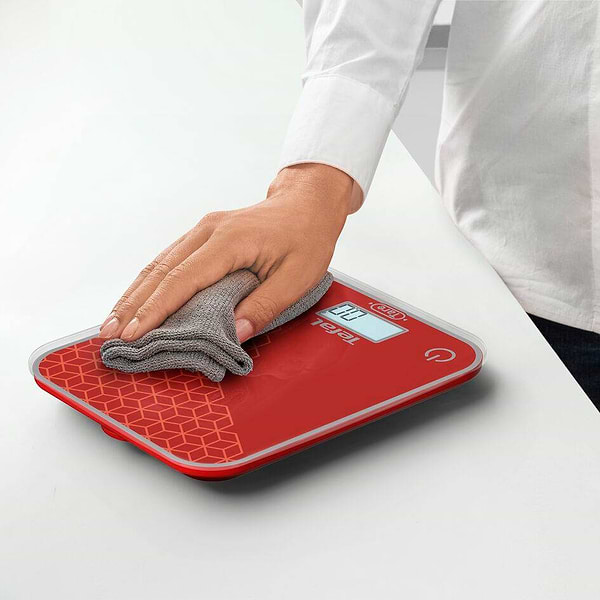 Фото - Ваги кухонні Tefal BC50D7V0 OPTISS GRAPHIC RED