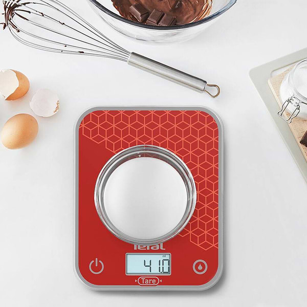 Фото - Ваги кухонні Tefal BC50D7V0 OPTISS GRAPHIC RED