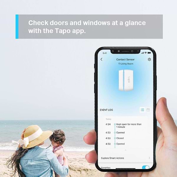 Фото - Бездротовий датчик відкриття дверей/вікон TP-Link Tapo T110