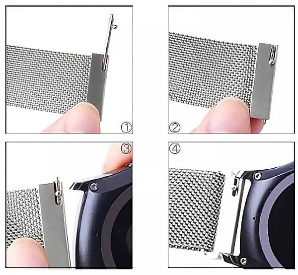 Фото - Ремешок для смарт-часов BeCover Milanese Style for Nokia (20mm)/Withings Steel/Steel HR Rainbow (707710)