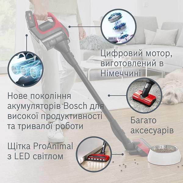 Фото - Пилосос ручний для дому Bosch BCS8214ANM