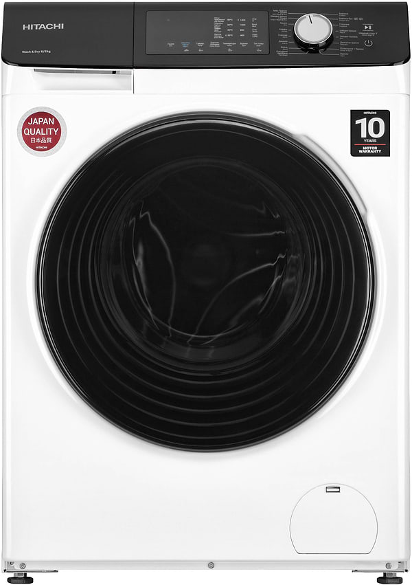Фото - Стирально-сушильная машина Hitachi BD-D802HVOW