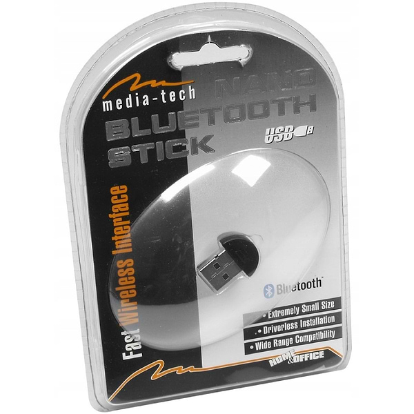 Фото - Адаптер сети Bluetooth USB Media-Tech Nano Bluetooth dongle 5.0 Black (MT5045)