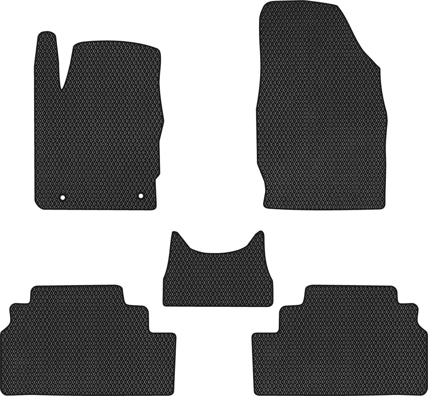 EVA коврики в салон авто EVAtech для S6 BYD 2010-2017 1 поколение SUV EUBD1526CV5TL2RBB