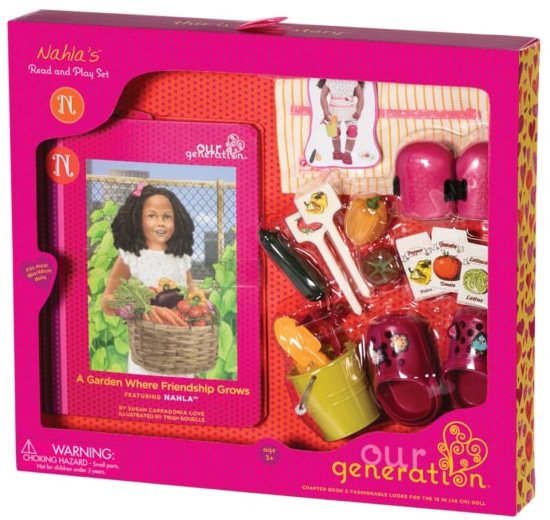 Фото - Одяг та аксесуари для ляльки Our Generation Книга і комплект для Садівництва (BD30280Z)