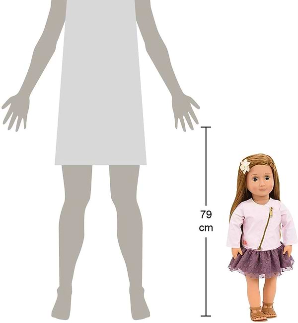 Фото - Лялька Our Generation Віена в рожевій шкіряній куртці 46 см (BD31101Z)