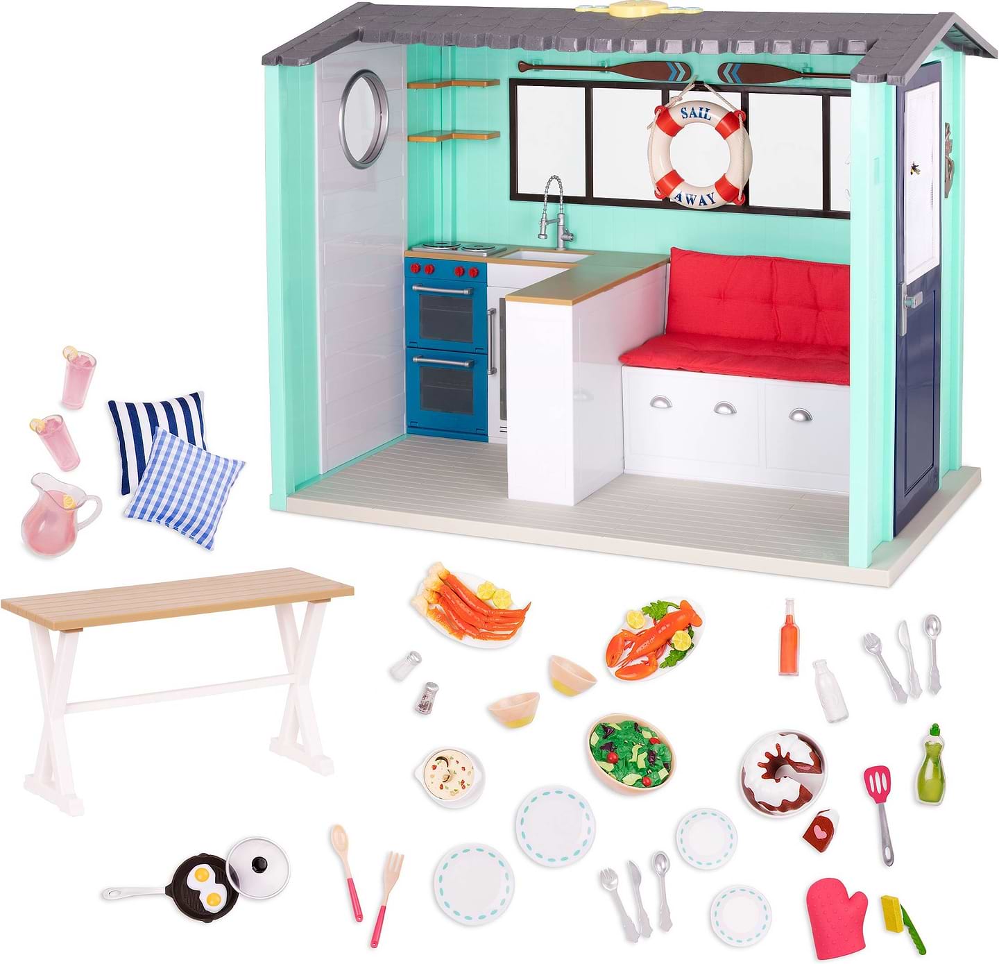 Мебель и домики для куклы Our Generation Пляжный дом (BD37980Z) - Фото 1