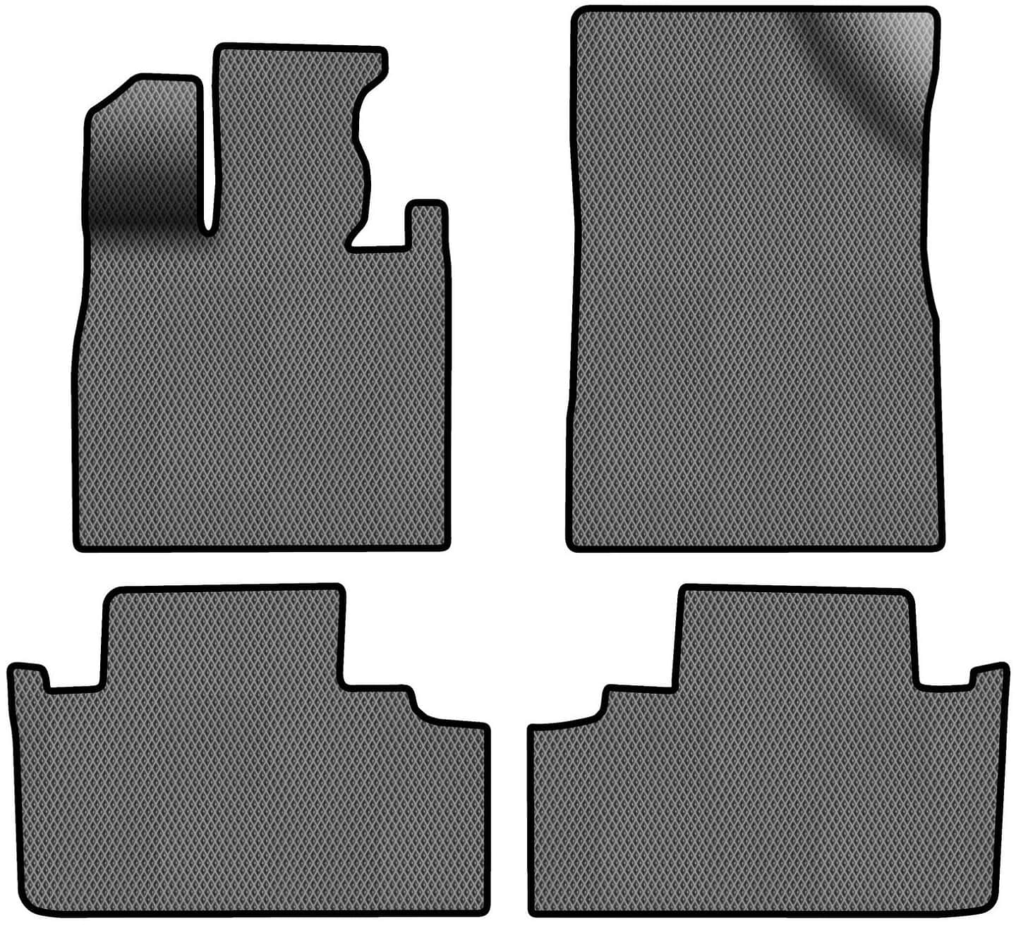 EVA коврики в салон авто EVAtech для Song Plus BYD 2020 2 поколение SUV ChinaBD42868PC4RGB