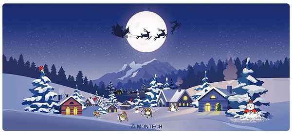 Фото - Коврик для мыши игровой Montech GMP 103 (XMAS)