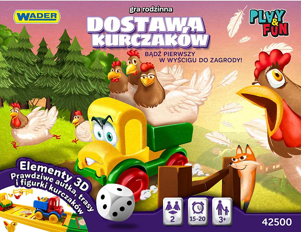 Фото - Настольная игра (3-4 года) Wader "Доставка курей" (42500)