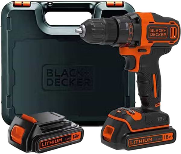 Фото - Дрель-шуруповерт Black&Decker BDCDD186KB
