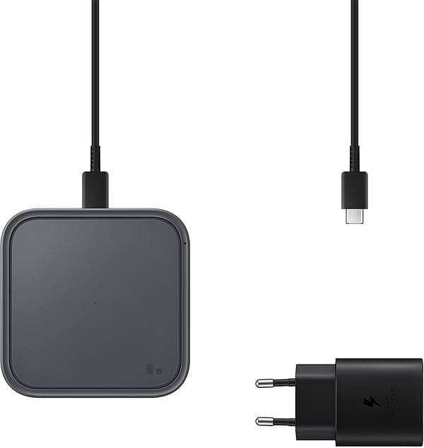 Фото - Беспроводное зарядное устройство Samsung 15W Wireless Charger Pad with TA (EP-P2400TBEGEU)