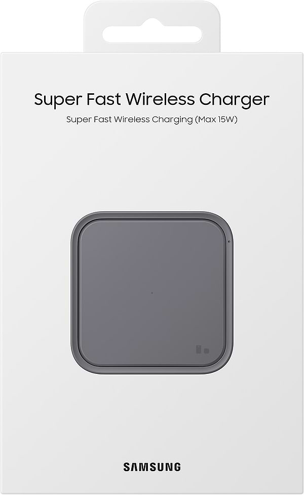 Фото - Беспроводное зарядное устройство Samsung 15W Wireless Charger Pad with TA (EP-P2400TBEGEU)