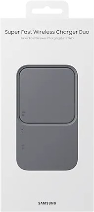 Фото - Беспроводное зарядное устройство Samsung 15W Wireless Charger Duo with TA (EP-P5400TBEGEU)