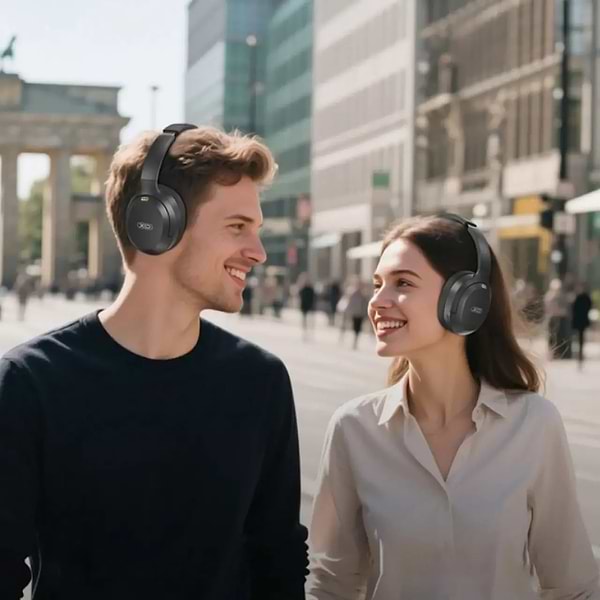 Фото - Навушники накладні бездротові XO BE53.black