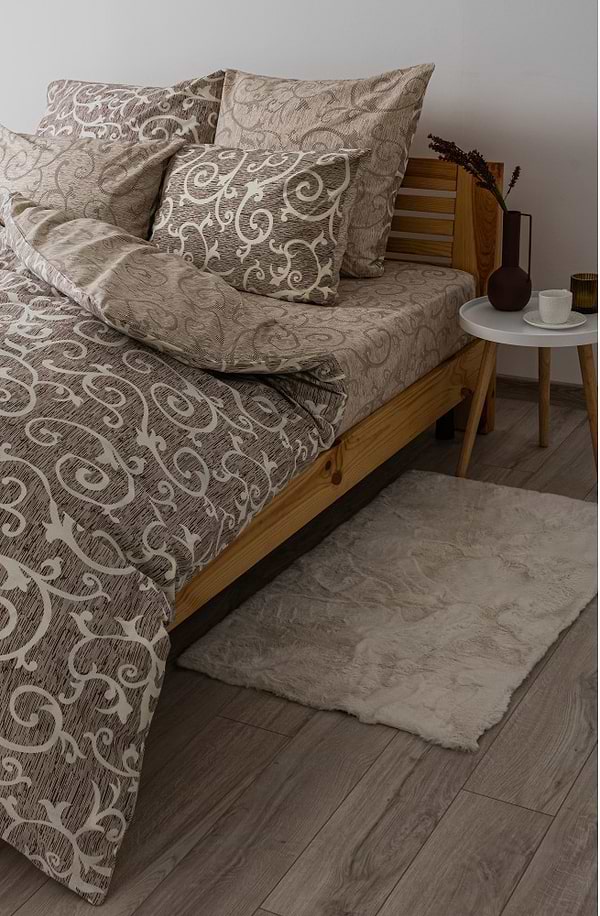 Фото - Комплект постельного белья ТЕП Soft dreams Beige and White (2-03859_25167)