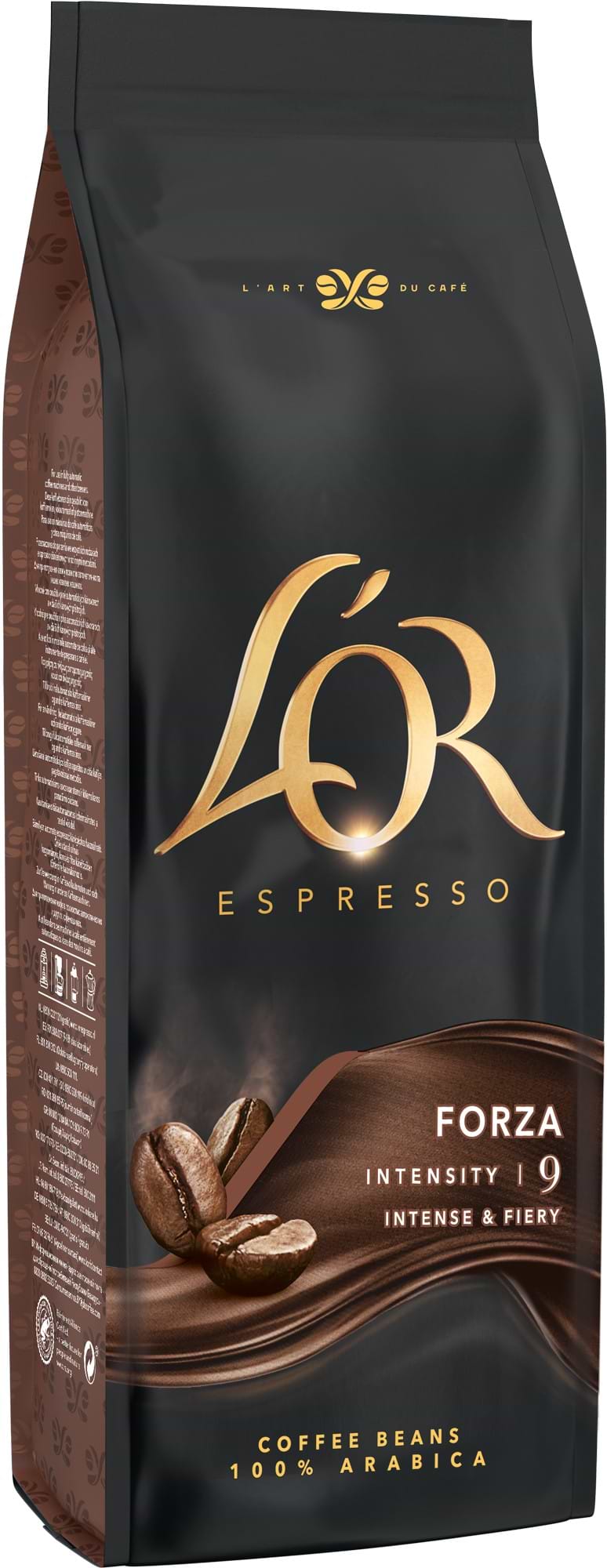 Кофе в зернах L`OR Espresso Forza 1 кг - Фото 1