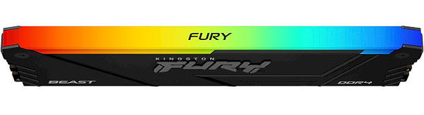 Фото - Память DDR Kingston Fury Beast RGB Black DDR4-3200 64GB (2x32GB) CL16-20-20 1.35V XMP (KF432C16BB2AK2/64)