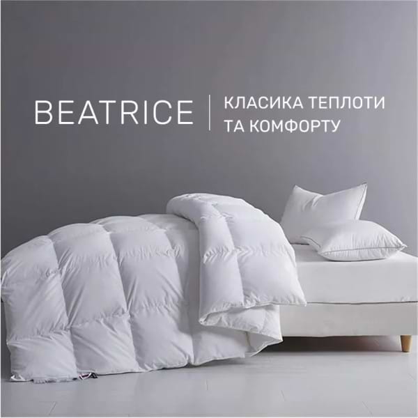 Фото - Одеяло зимнее двуспальное евро MirSon 100% пуху № 092 "Beatrice" 200х220 см (2200007406982)