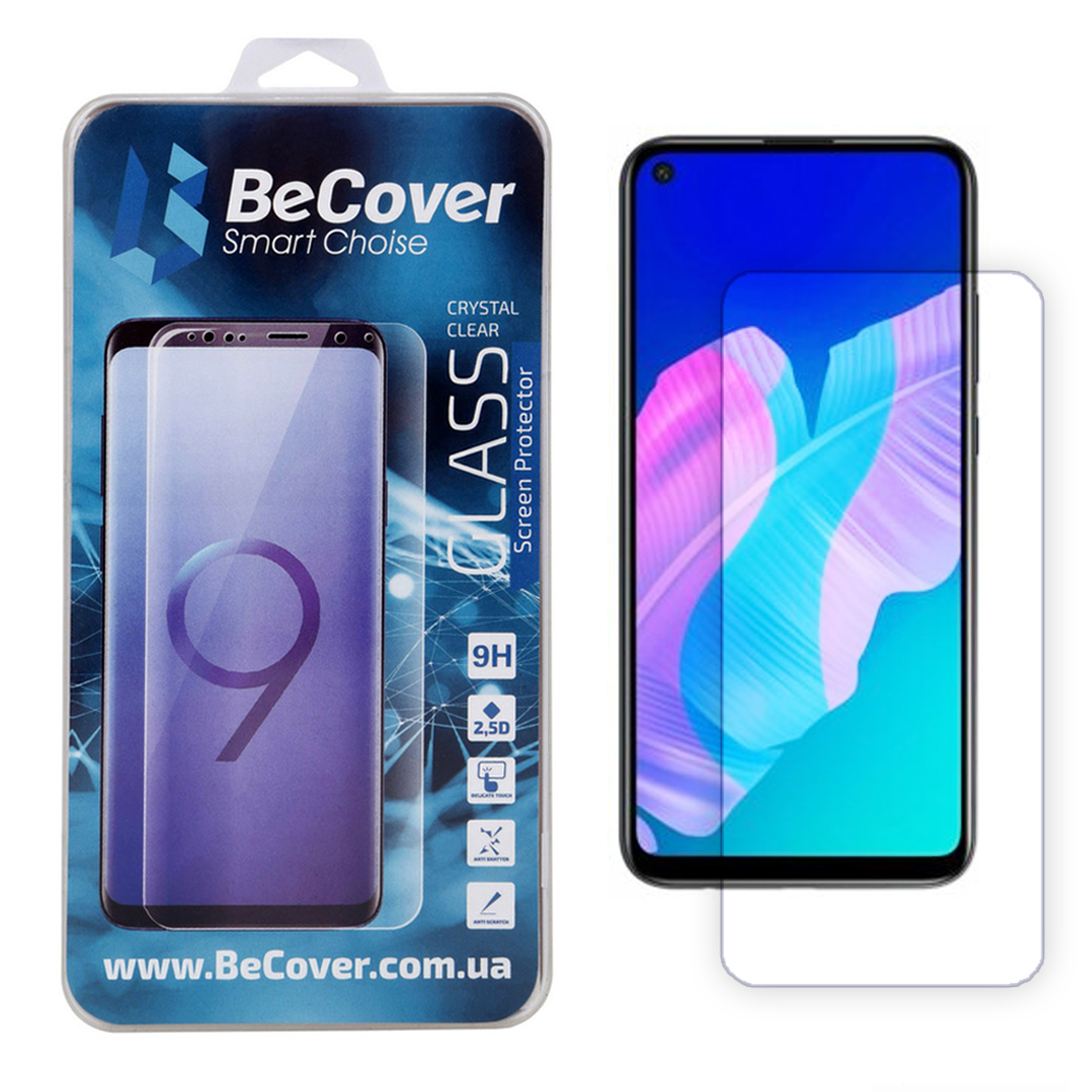 Захисне скло для смартфону BeCover Huawei P40 Lite E/Y7p Crystal Clear Glass (704846)