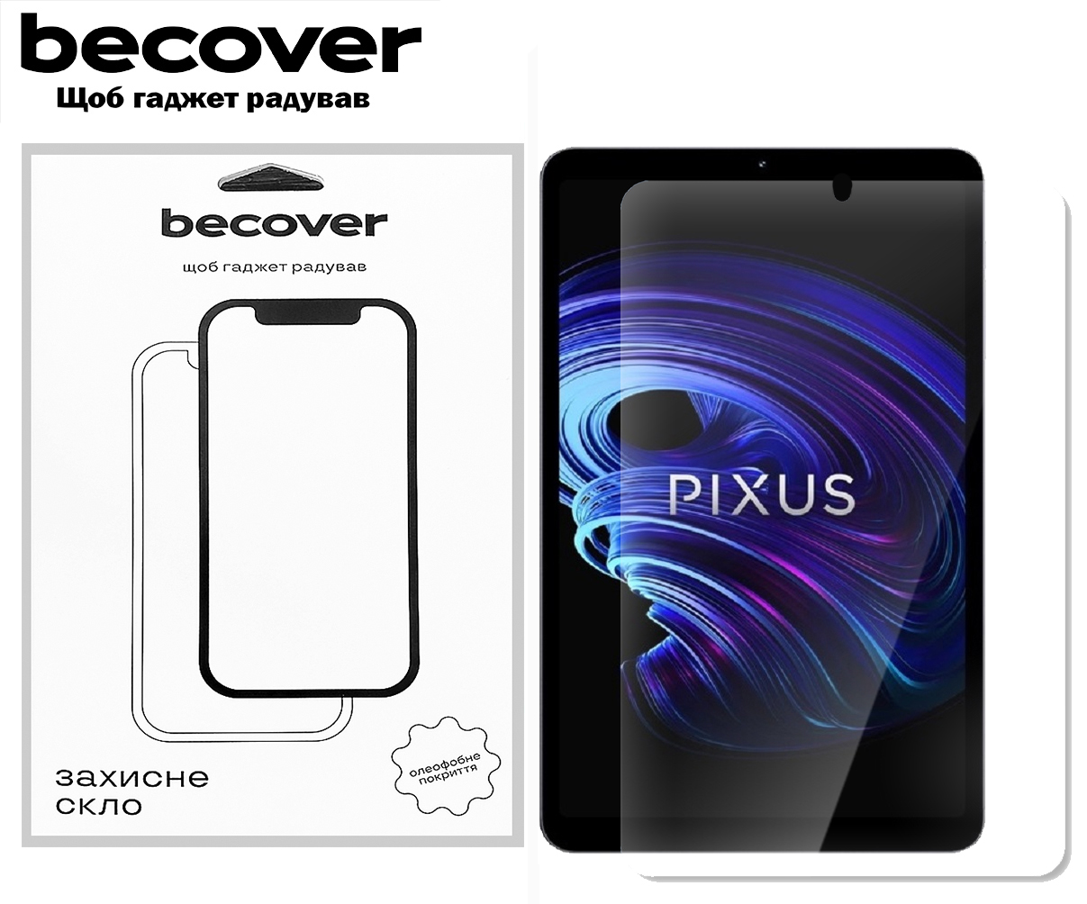 Защитное стекло для планшета BeCover for Pixus Folio 8.4" (711806)