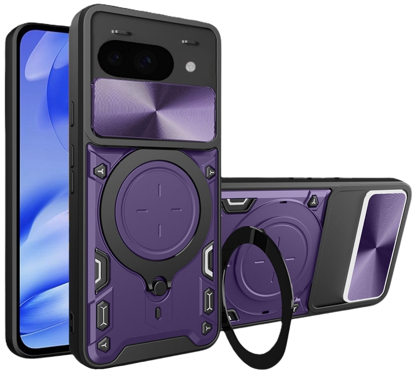 Чехол для смартфона BeCover Full Guard Slide Magnetic for Google Pixel 10a Purple (716372)