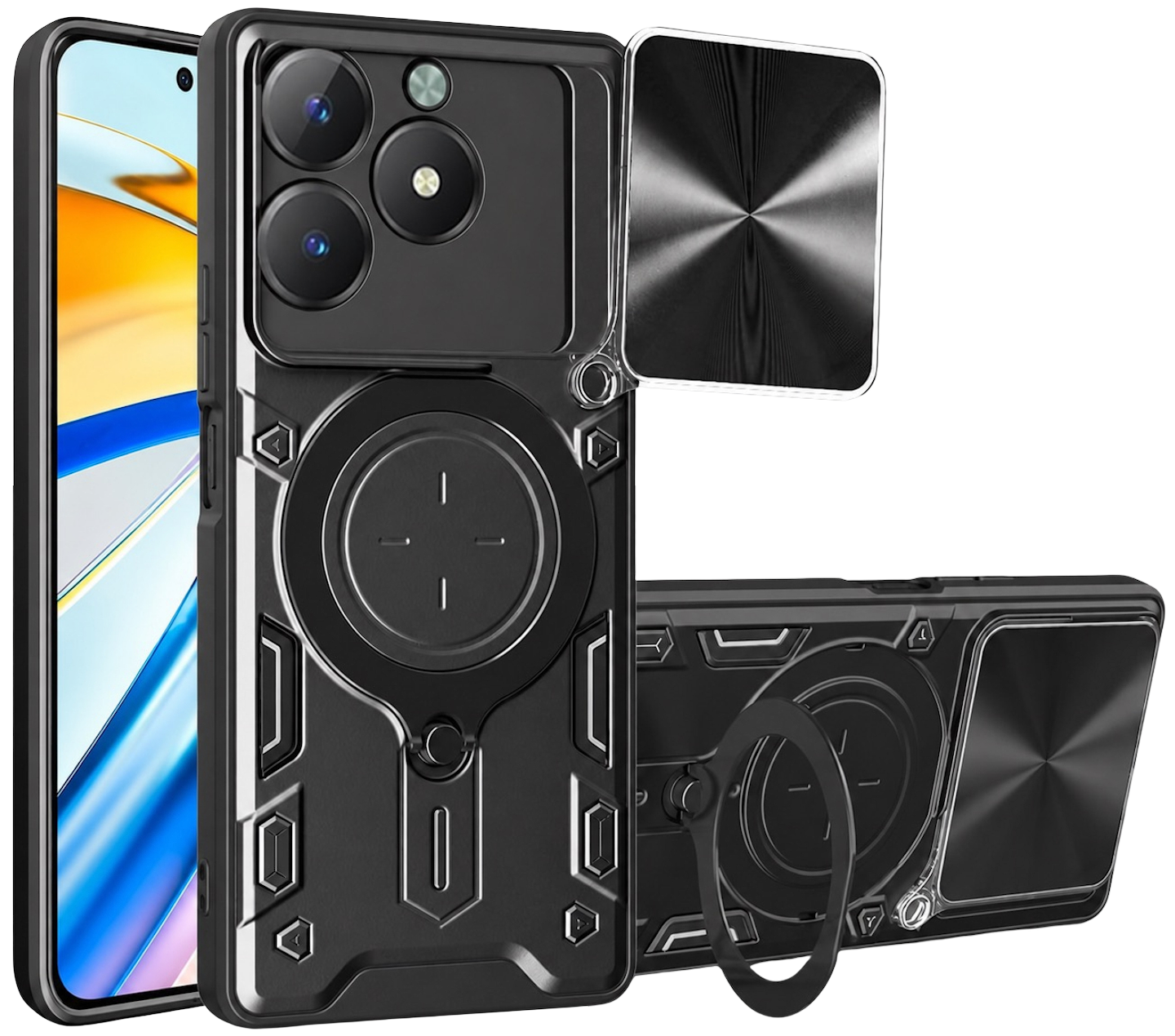 Чехол для смартфона BeCover Full Guard Slide Magnetic for Realme 15T Black (716415)