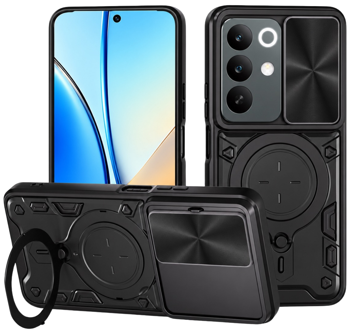Чехол для смартфона BeCover Full Guard Slide Magnetic for Realme C85 5G Black (716419)