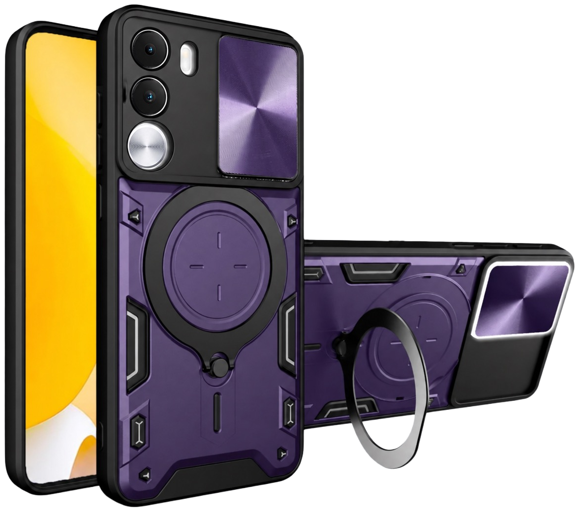 Чехол для смартфона BeCover Full Guard Slide Magnetic for Realme C100i Purple (716424)