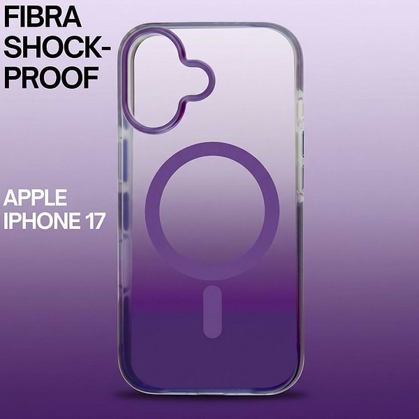 Фото - Чехол для смартфона BeCover FIBRA Shock-Proof case with MagSafe for Apple iPhone 17 Deep Purple (715442)