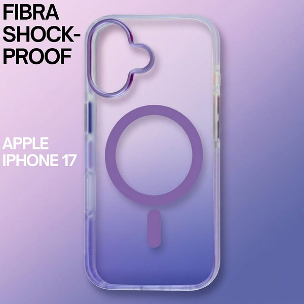 Фото - Чехол для смартфона BeCover FIBRA Shock-Proof case with MagSafe for Apple iPhone 17 Light Purple (715445)