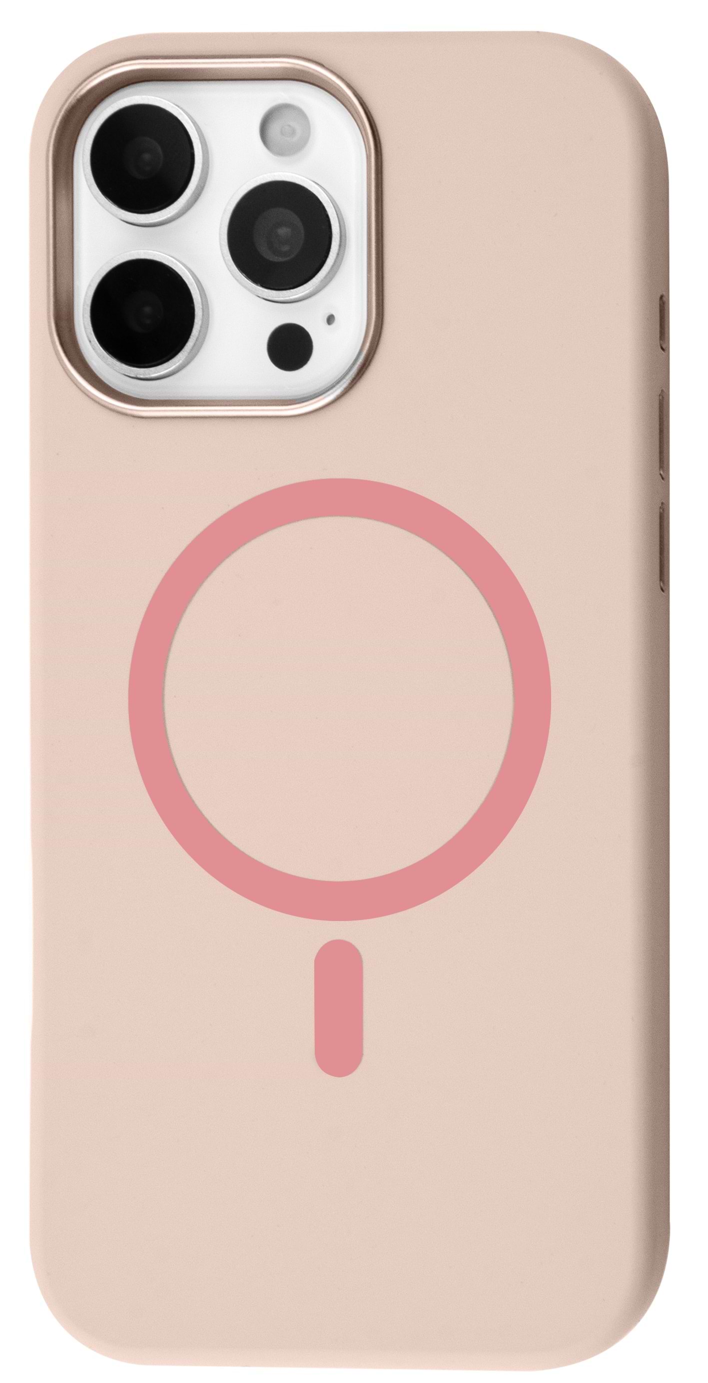 Чехол для смартфона BeCover FIBRA Silicone OmniMag for Apple iPhone 16 Pro Max Light Pink (716238)
