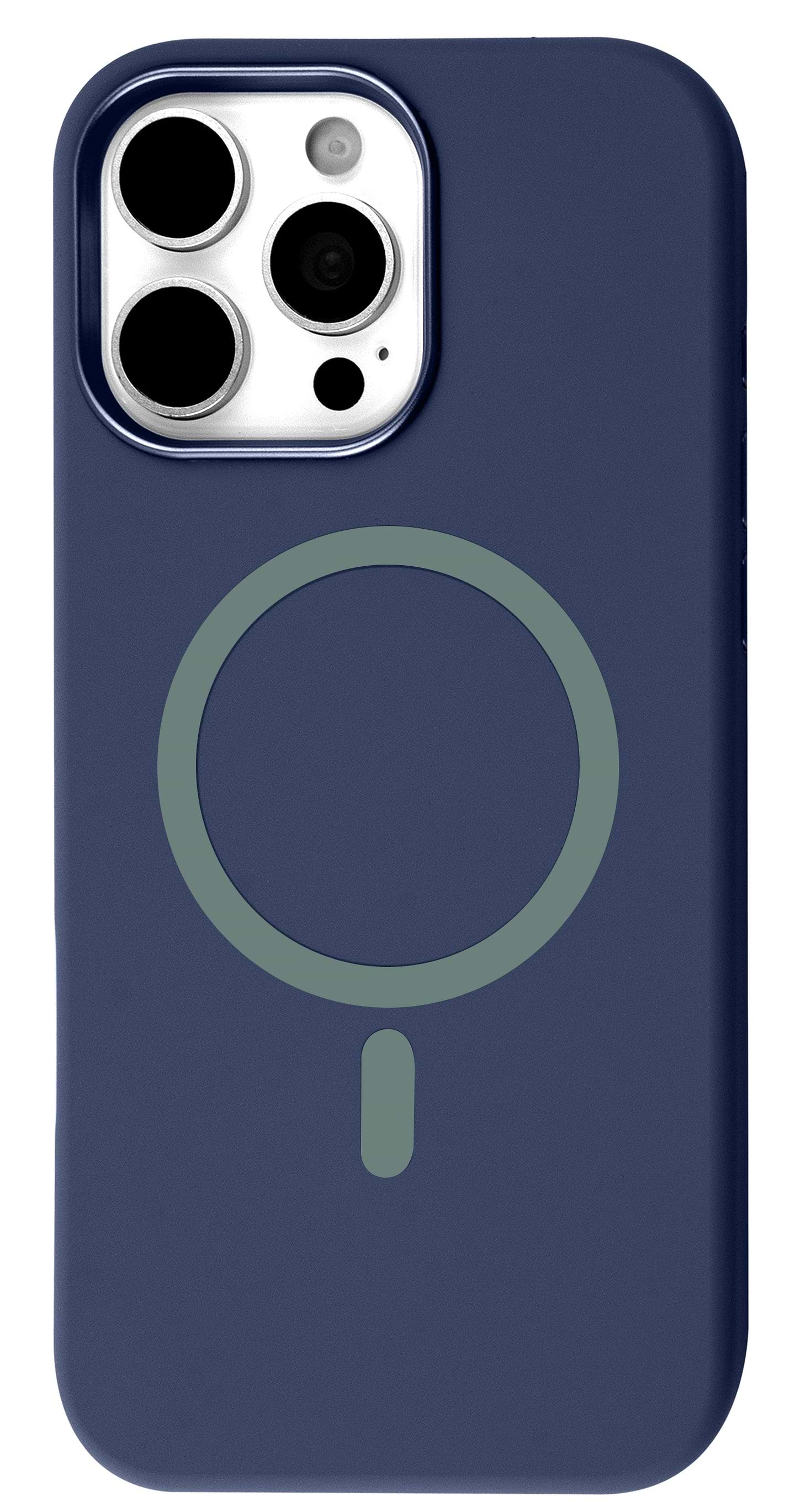 Чехол для смартфона BeCover FIBRA Silicone OmniMag for Apple iPhone 16 Pro Max Deep Blue (716235)
